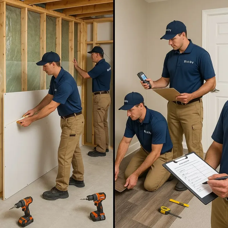 Repairs and Reconstruction process in Newburgh Heights, OH